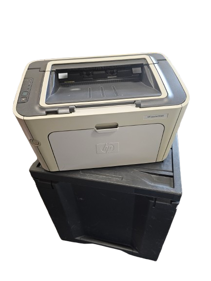 Papierdrucker in Transportbox